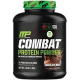 MusclePharm Combat Protein Powder, Chocolate Milk Flavor, Fuels Muscles for Productive Workouts, 5 Protein Sources Including Whey Protein Isolate & Egg Albumin, Gluten Free, 4 lb, 52 Servings