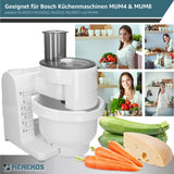 Kenekos - Mitnehmer geeignet für Bosch MUM4/MUM8 Küchenmaschine, ProfiMaxx 44, 45, 46, 47, MUZ8DS1, MUZ4DS2, MUZ4DS3, 00091027/091027, Quelle TurMix, Durchlaufschnitzler Flügel Antrieb Achse