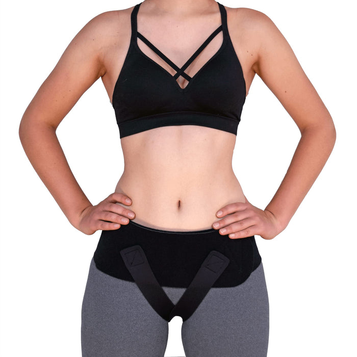 CABEA Babybellyband Original 3-in-1 Pregnancy Belly Band with Groin Straps, Belly Band for Postpartum Care, Pelvic Floor Support, Prolapse, Hernia, and Vulvar Varicosities, Made in USA - For 45” to 50” Hips (Large)