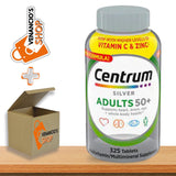 Centrum Silver Adults 50 Plus Vitamins, Multivitamin Supplement use Men and Women, 325 Tablets + Includes Venanciosfridge Sticker