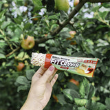 FITCRUNCH Snack Size Protein Bars, Designed by Robert Irvine, World’s Only 6-Layer Baked Bar, 3g of Sugar & Soft Cake Core (18 Bars, Apple Pie)