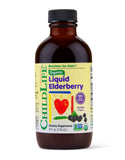 CHILDLIFE ESSENTIALS Organic Liquid Elderberry - Elderberry Syrup for Kids Immune Support, Non-GMO, USDA Organic, Black Elderberry for Kids 1 Year and Up - Natural Elderberry Flavor, 4 Fl Oz Bottle