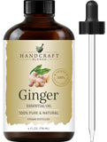 Handcraft Blends Ginger Essential Oil - Huge 4 Fl Oz - 100% Pure and Natural - Premium Grade with Glass Dropper