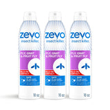 Zevo Flying Insect Killer - Fly, Gnat & Fruit Fly Aerosol Spray (3 Pack)