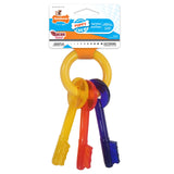 Nylabone Puppy Chew Keys Toy - Puppy Chew Toys for Teething - Puppy Supplies - Bacon Flavor, Small (1 Count)