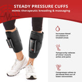 ManaMed PlasmaFlight Calf Muscle & Leg Massager for Pain Relief & Circulation | Approved Kneading Air Massage Leg Sleeve Compression Wrap | Portable Professional SCD Machine for Legs with 2 Modes