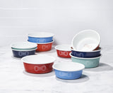 Le Creuset Enamel on Steel Medium Dog Bowl, 4 Cups, Red