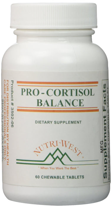 Pro-Cortisol Balance - 60 Chewable Tablets by Nutri West