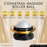 Cosmetasa Luxury Spa Treatment Gift Set- Relaxation, Nourish and Sore Muscle Massage Oil with Hot Stones, Roller Ball and Thumb Saver Massage Tools