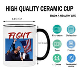 Trump Shot At Mug, Trump Fight Mug, Trump 2024 Mug, Trump Survived Shot Mug, Trump for President Mug 11 Ounce