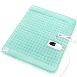 Heating Pad-Electric Heating Pads for Back,Neck,Abdomen,Moist Heated Pad for Shoulder,Knee,Hot Pad for Pain Relieve,Dry&Moist Heat & Auto Shut Off(Light Green, 20''×24'')