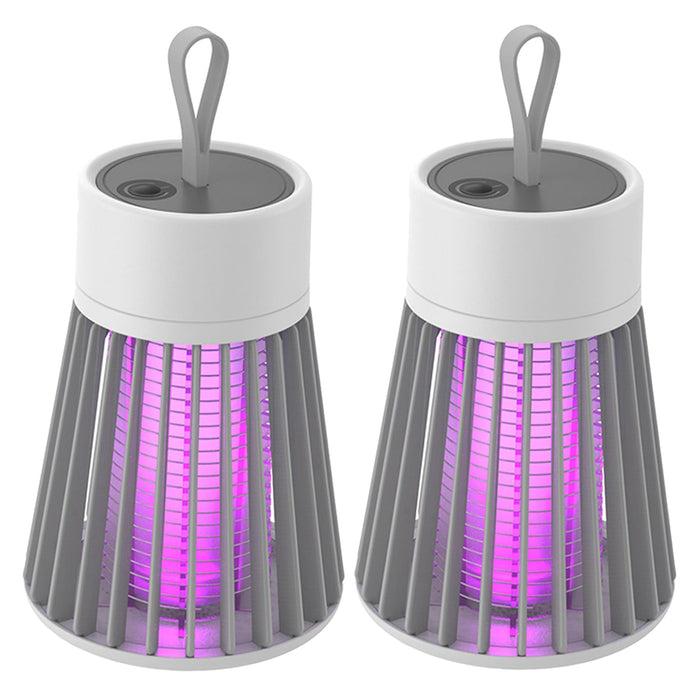 Mozz Guard 𝑴osquito 𝒁apper 2024, New Generation Portable Cordless Mozzguard 2.0,USB Charing and Low Noise, Suitable for Indoor, Home Garden, Camping, Picnic (2P)