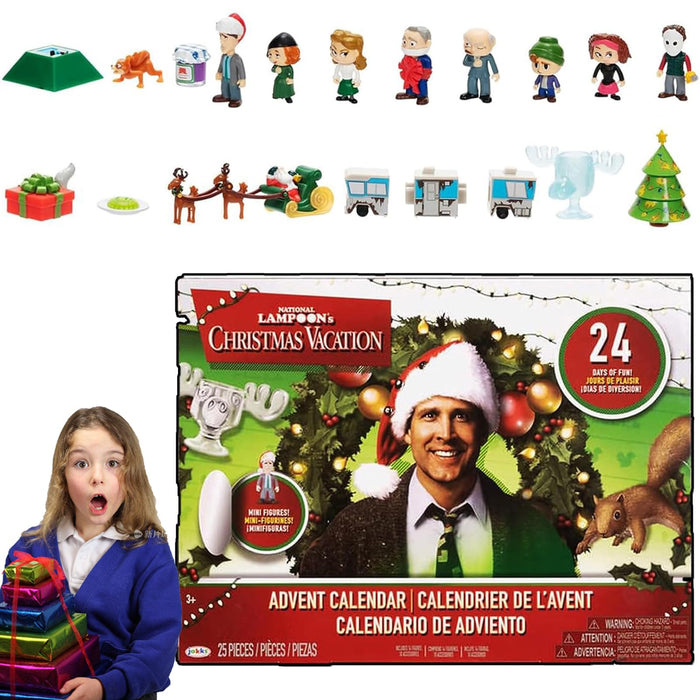 National lampoon's advent calendar—christmas vacation advent calendar，24 Day Christmas Vacation Advent Calendar，Advent Calendar National Lampoon Contains 24 Gifts (A)