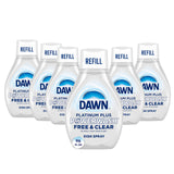 Dawn Free & Clear Powerwash Dish Spray, Dish Soap, Pear Scent Refill, 16 Fl oz (6 Pack)