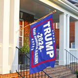 Trump 2024 Flag, 3x5 Feet Trump Flag Save American Again & Fuck Biden,Trump Flag with Brass Buttonhole 100D Polyester Yarn UV protection Fade Resistant for Indoor Outdoor