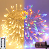 200 LED Color Changing Christmas Lights, 66FT with Remote, Timer, Memory - 11 Modes, Waterproof for Xmas Tree, Holiday, Garden