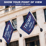 Trump 2024 Flag 3x5 Outdoor made in usa Double Sided 3ply Take American Back Heavy Duty President Trump Flags 2024 Donald Trump Flag 2024 Suitable for Indoor Outdoor Decorations