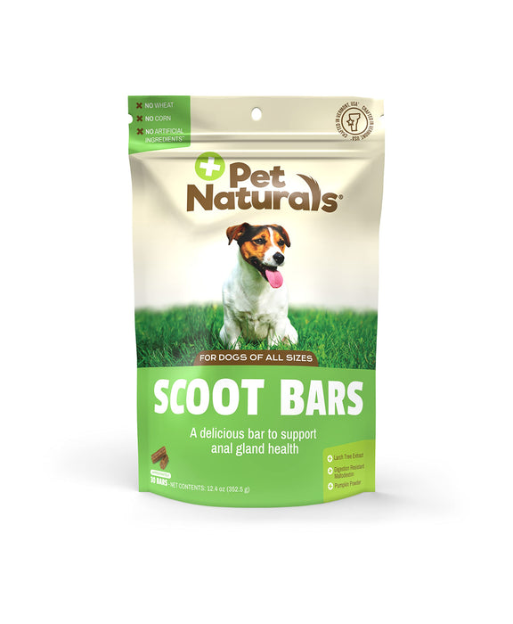 Pet Naturals Scoot Bars for Dogs, Digestive Support, Duck Flavor 30 count