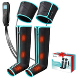 Leg Massager with Heat Air Compression Leg Massager for Circulation Full Leg Massage Boots for Swollen Legs Edema RLS Pain Relief Gifts for Dad Mom Christmas Thanksgiving Day