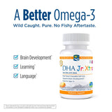 Nordic Naturals Pro DHA Jr. Xtra, Berry Punch - 90 Mini Chewable Soft Gels - 636 mg Total Omega-3s with EPA & DHA - Brain, Nervous System & Visual Development - Non-GMO - 30 Servings