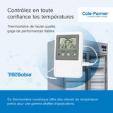 Traceable Calibrated Fridge/Freezer Digital Thermometer; 1 Bottle Probe