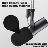 Boseen Microphone Cover for Shure SM7B, Mic Cover Foam Microphone Windscreen Compatitable with SM7B Professional Mic Foam for SM7B Recording Condenser Microphones