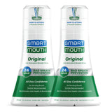 SmartMouth Original Activated Mouthwash - Adult Mouthwash for Fresh Breath - Oral Rinse for 24-Hour Bad Breath Relief with Twice Daily Use - Fresh Mint Flavor, 16 fl oz (2 Pack)