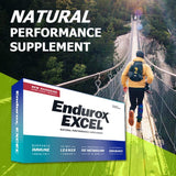 Pacific Health Endurox Excel Natural Performance Supplement, Increases Metabolism & Builds Endurance with Ciwujia (Ginseng) Root - 60 Caps