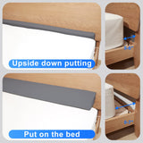 Talcusble Queen Size(60"x10"x6") Bed Wedge Pillow, Bed Gap Filler, Mattress Wedge, Headboard Pillow Fill The Gap (0-7") Between Your Headboard and Mattress