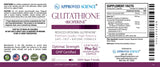 Approved Science® Glutathione - Glutathione 500 mg - Phospholipid Complex, Vitamin C, Bioperine - Top Antioxidant to Help Neutralize Free Radical - Vegan Friendly - 60 Capsules - 1 Bottle