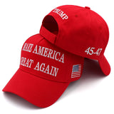 Hiwelove 2PCS Trump 2024 Hat Trump Merchandise MAGA Hat Trump Shirt Make America Great Again Slogan with USA Flag 45-47 MAGA Baseball Cap