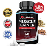 XL Real Muscle Gainer Advanced Men's Heath Formula 60 Capsules