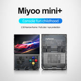 Miyoo Mini Plus Handheld Game Console, 64G Linux System Cortex-A7 Quad core Retro Video Games Console, Miyoo Mini+ Retro Games Console 3.5 Inch IPS Screen(Black)