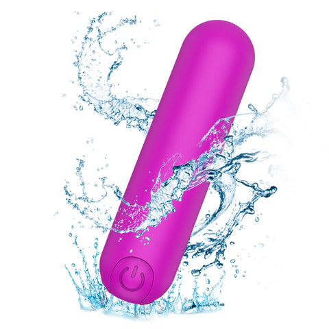 10 Modes Personal Massage Waterproof Quiet（Purple）