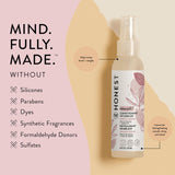 The Honest Company Conditioning Hair Detangler 3-Pack | Leave-in Conditioner + Fortifying Spray | Tear-free, Cruelty-Free, Hypoallergenic | Almond Nourishing, 4 fl oz each (pack of 3)