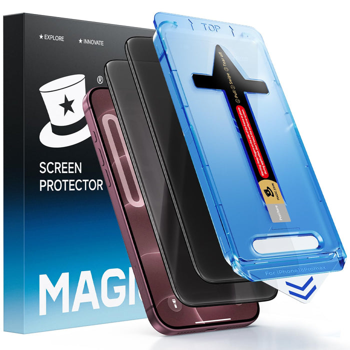 MAGIC JOHN Privacy for iPhone 18 Pro Max Screen Protector 6.9 inch