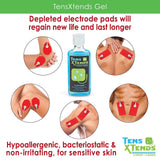 TensXtends Conductive Adhesive Gel for Tens Pads - Patented Formula That Will Extend The Life of Your depleted Electrode Pads of Your Tens and EMS Units (2 FL OZ)