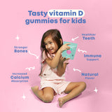 JoySpring Vitamin D3 Gummies for Kids and Toddlers - Vitamin D for Kids Healthy Growth & Development - Kids Vitamin D3 & K2 - Essential Kids Vitamin D Suitable for Toddlers & Teens - 60 D3 Gummies