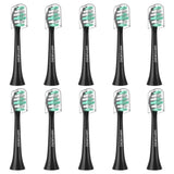 MRYUESG Replacement Heads Compatible with Philips Sonicare 10 Pack, Electric Tooth-Brush Head for Phillips, Black