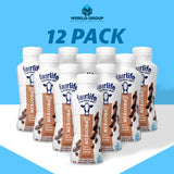 (Pack of 12) Fairlife Nutrition Plan, High Protein Chocolate Shakes 11.5 Fl.o.z | Fairlife Protein Shakes 30g of Protein by World Group Packing Solutions