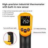 Infrared Thermometer Temperature Gun(NOT for Humans),-58°F~1832°F(-50°C~1000°C),High&Low Alarm,Non-Contact,MAX/MIN/DIF/AVG Display Digital Laser Thermometer Gun for Cooking,Industrial