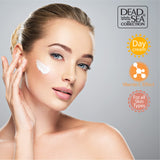 Dead Sea Collection Facial Gift Box Kit - Day and Night Creams (3.38 fl. oz) & Facial Serum with Vitamin C & Collagen (1.69fl.oz) - Hydration Smooth and Moisturized Skin