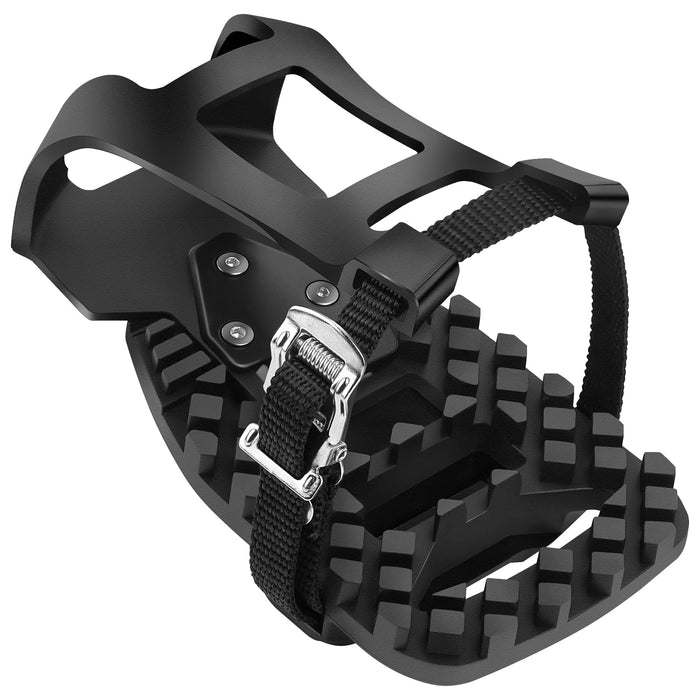 Toe Cages for Peloton Bike & Peloton Bike+ Pedals Compatible Toe Cage Adapters, Convert Compatible with Look Delta Pedals to Toe Clip Straps - Ride with Regular Sneakers Shoes, Accessories for Peloton