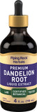 Piping Rock Dandelion Root Extract | 4 fl oz | Concentrated Supplement Drops | Alcohol Free Liquid Tincture | Vegetarian, Non-GMO, Gluten Free