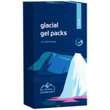 Glacial Comfort Gel Ice Pack for Back Pain - (15" x 11") Reusable Cold Pads for Hip, Knee, Shoulder Injuries, Muscle Strains, Migraine & Postpartum Recovery with Flex Technology - Compression Pad.