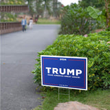 Trump Yard Sign 2024 Large, 24" x 18" Double-Sided Trump Campaign Yard Sign With Stake, MAGA Trump Yard Sign, Show Your Support, Decorate Your Lawn With Trump Campaign Yard Sign