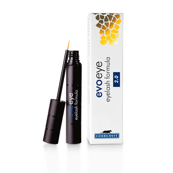 EVOBEAUTÉ evoeye Eyelash Formula 2.0 3 ml I Wimpernserum mit natürlichem Booster für lange & volle Wimpern in 6-8 Wochen