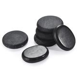 Pino Products Hot Massage Stones - 6 Large Essential Black Basalt Stones - Massage Therapy, Relaxation Basalt Stones - Rock Stone Massage Kit Warmer - Massage Tools for Professional or Pain Relief
