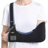 Velpeau Arm Sling Shoulder Immobilizer for Women and Men, fit Left or Right Arm - Rotator Cuff Support Brace - Medical Sling for Shoulder, Clavicle, Elbow Injury (Comfort type, S: Bust 24″-29.5″)