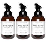 Muse Apothecary Hand Ritual - Aromatic and Nourishing Foaming Hand Soap, Infused with Natural Aromatherapy Essential Oils, 11.5 oz, Coconut + Sandalwood, 3 Pack